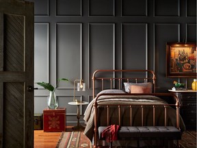 Behr Colour Trends 2017 Bedroom in Composed Palette.