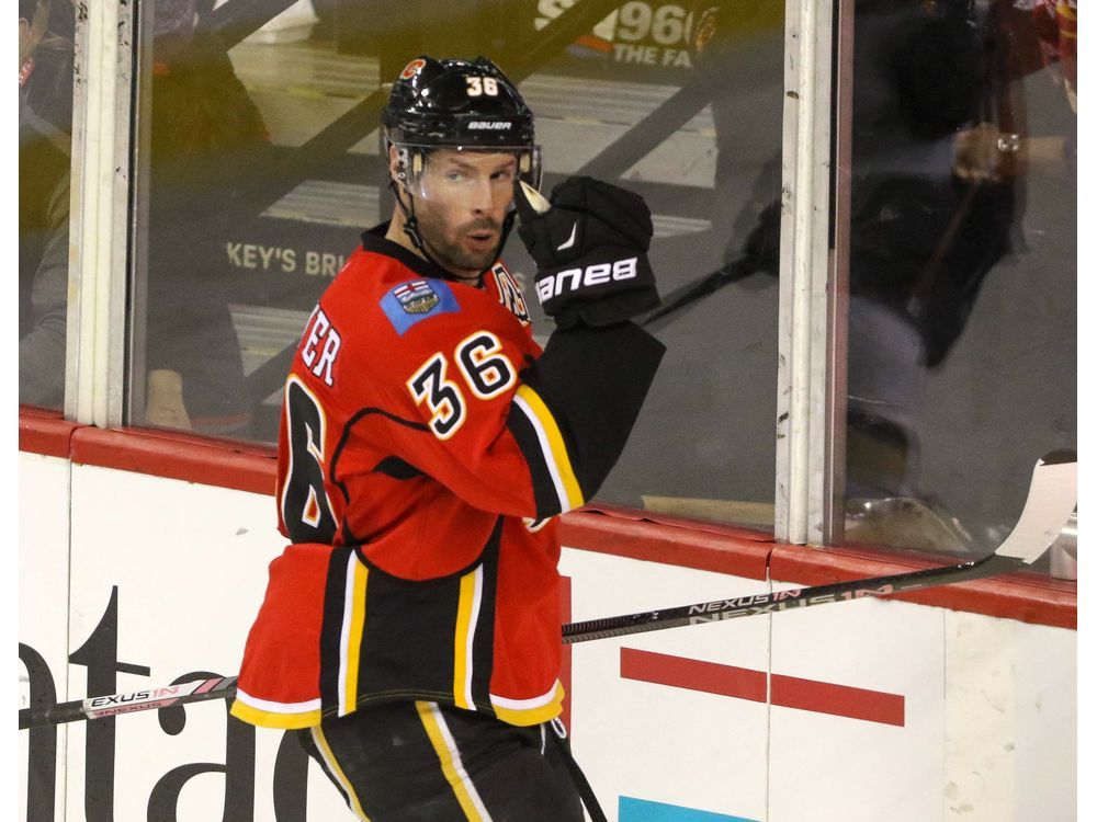 Calgary Flames Troy Brouwer back for match up with New jersey