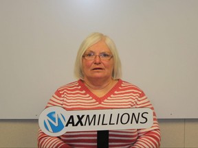 LottoMax Maxmillions winner Mary D'Clute of Calgary. Supplied photo