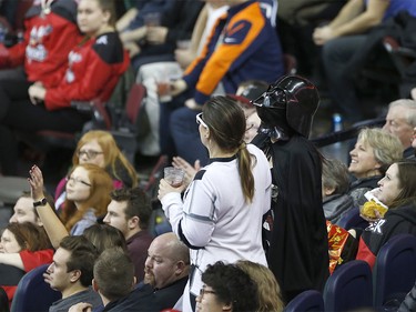 Star Wars Night at the Calgary Roughnecks game at the Scotiabank Saddledome in Calgary, Alta. on Saturday January 28, 2017. Leah Hennel/Postmedia