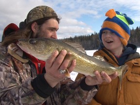 A healthy walleye/pickerel brings a smile to everyone's face.