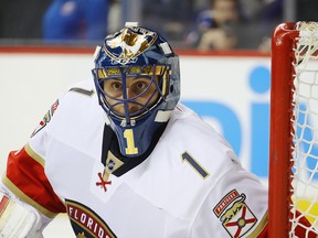 Roberto Luongo has a 26-14-4 record against the Flames, with most of his wins as a Canuck.