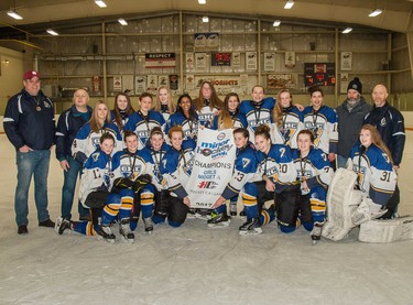 GHC 1 Silver captured the Midget A Girls division at Esso Minor Hockey Week.