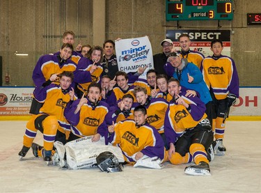 The RHC Kings were victorious in the Midget Rec A division at Esso Minor Hockey Week.