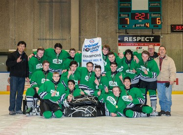 The RHC Whalers won the Midget Rec B division at Esso Minor Hockey Week.