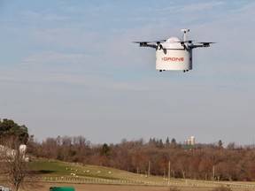 Ontario-based Drone Delivery Canada is set to commence testing at Canada's first-ever approved UAV test range at Foremost, Alta. The Foremost range received approvals from Transport Canada in November. Photo supplied by Drone Delivery Canada.