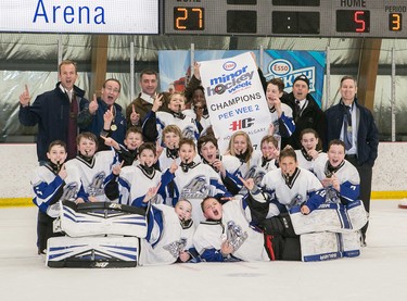 The Lake Bonavista Breakers 1 captured the Pee Wee 2 title during Esso Minor Hockey Week.