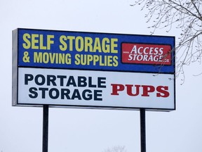 Access Storage in southeast Calgary was photographed on Saturday January 7, 2017. GAVIN YOUNG/POSTMEDIA