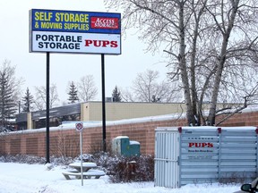 The Calgary Humane Society are investigating after police discovered a dog and a cat locked in a storage locker at Access Storage in the S.E.
