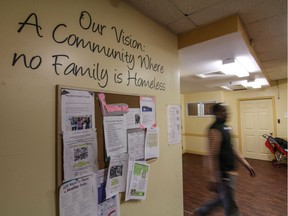 FILE PHOTO: Reception area at Inn From The Cold in Calgary, Ab., on Thursday December 3, 2015.