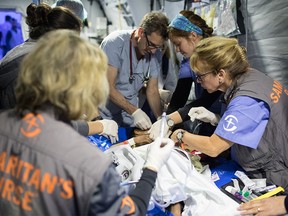 Calgary doctors on Samaritan's Purse medical mission treat victims in northern Iraq. Photos courtesy of  Samaritan's Purse
