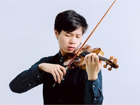 Timothy Chooi performed with the Calgary Philharmonic Orchestra.