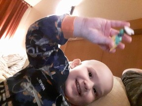 Two-year-old Zachary Howell died last year from cancer. His mother Rachel Thomson recently lost a cell phone containing the last photos taken of Zachary before he died.