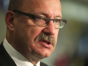 FILE PHOTO: Calgary Herald CALGARY, AB —OCTOBER 22, 2014 — MLA Ric McIver spoke about witnessing the shooting on Parliament Hill in Ottawa on October 22, 2014.