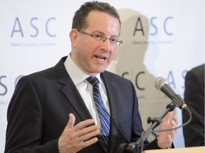 Stan Magidson, chairman and chief executive of the Alberta Securities Commission, released a three-year strategy for the regulatory body on Monday.