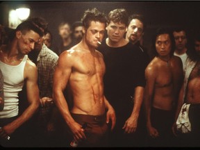 Brad Pitt in Fight Club.