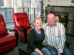 Karen and Pat Hickey bought a home on the 32nd floor of the Guardian. “We just knew it was the place for us,” Karen says.
