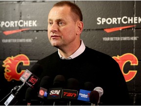 Calgary Flames GM Brad Treliving is waiting to see whether he'll be a buyer or seller leading up to the March 1, NHL trade deadline.