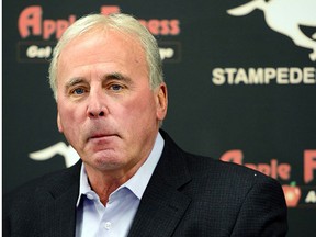 Calgary Stampeders president and general manager John Hufnagel talks free agency needs and recent signings at McMahon Stadium in Calgary, Alta., on February 13, 2017. The Canadian Football League free agent period opens Feb. 14 at 10 a.m. MST. Ryan McLeod/Postmedia Network
