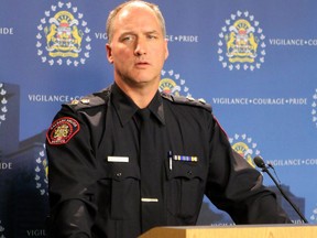 Supt. Steve Barlow with the Calgary Police Service.