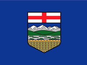 The provincial flag of Alberta, Canada