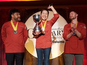 Calgary chef Jinhee Lee takes home gold at this year's Canadian Culinary Championships.