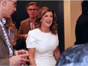 MP and interim federal Conservative leader Rona Ambrose talks with guests before a speech at the Metropolitan Centre in Calgary on Thursday February 9, 2017. GAVIN YOUNG/POSTMEDIA NETWORK