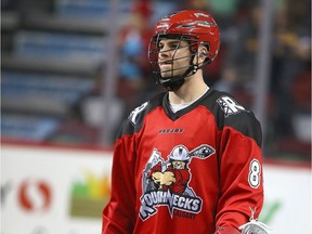 Calgary Roughnecks forward Riley Loewen will face his former Saskatchewan Rush teammates for the first time at Scotiabank Saddledome on Saturday. (File)