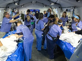 Calgary doctors on Samaritan's Purse medical mission treat victims in northern Iraq.