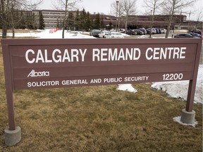 The Calgary Remand Centre stands in Calgary, Alta., on Saturday, Feb. 18, 2017.