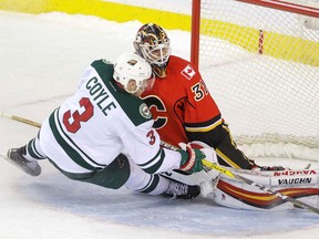 The last time the Wild and Flames met, goalie Chad Johnson made a clutch save against Charlie Coyle to preserve the shootout win.