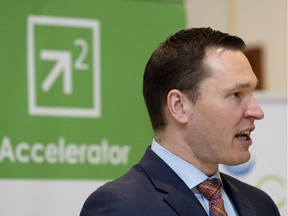 Deron Bilous, Minister of Economic Development and Trade.