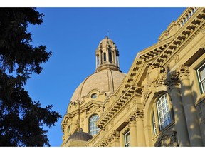 EDMONTON, AB. FEBRUARY 22, 2011 - Stock photo of the Alberta Legislature.