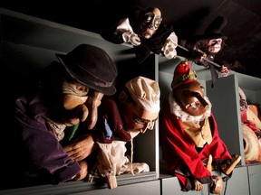Some of the puppets you'll likely see when attending the Festival of Animated Objects.