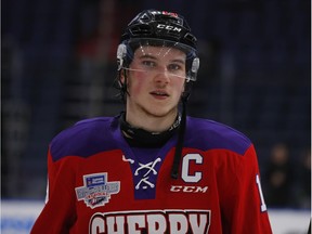 Brandon Wheat Kings centre Nolan Patrick had a goal and two assists in a 6-1 win against the Calgary Hitmen on Friday.