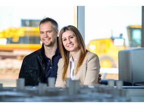 Tamara and Russell Asplund at the University District Discovery Centre.