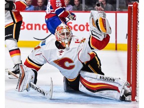Calgary Flames goaltie Chad Johnson was the recipient of the fourth-annual Peter Maher Award. (Getty Images)