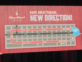 In a press conference organizers announced that they'll be reversing the direction of the usual parade route .