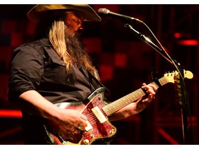 Country music artist Chris Stapleton and his band had the crowd stomping and singing along at the Scotiabank Saddledome.