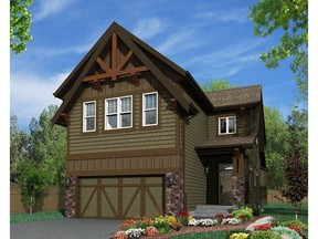 Courtesy Trico Homes 
An artist's rendering of the Stanley by Trico Homes, a new show home in Riviera in Cochrane.