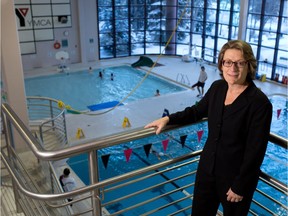 Calgary YMCA president Helene Weir at the Eau Claire facility.