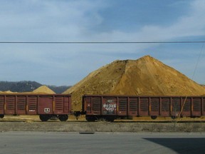 In the mining industry, the silica sand beneath the bluffs of southeastern Minnesota and western Wisconsin is called "yellow gold."