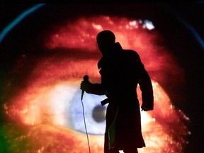 Lead singer of Tool, Maynard James Keenan, performs here at Edgefest.