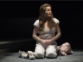 Lili Beaudoin in Gracie, a co-production from The Belfry Theatre in Victoria and Alberta Theatre Projects in Calgary.