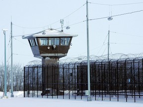 FILE PHOTO: The maximum security prison in Edmonton, where Douglas Garland was attacked.