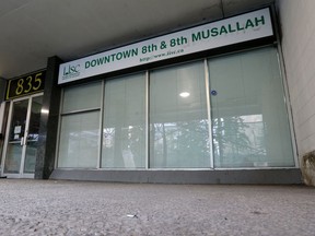 The 8th and 8th mosque in downtown Calgary, which is slated to close, was photographed on Thursday March 30, 2017. Gavin Young/Postmedia Network