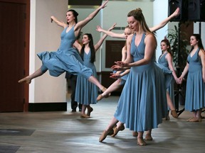 Dancers with Dit.co perform at the Mayor's Lunch for Arts Champions at the BMO Centre on Wednesday, March 22.