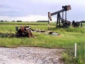 The Alberta government said Thursday that it's working on a plan with Ottawa to clean up abandoned wells in the province.