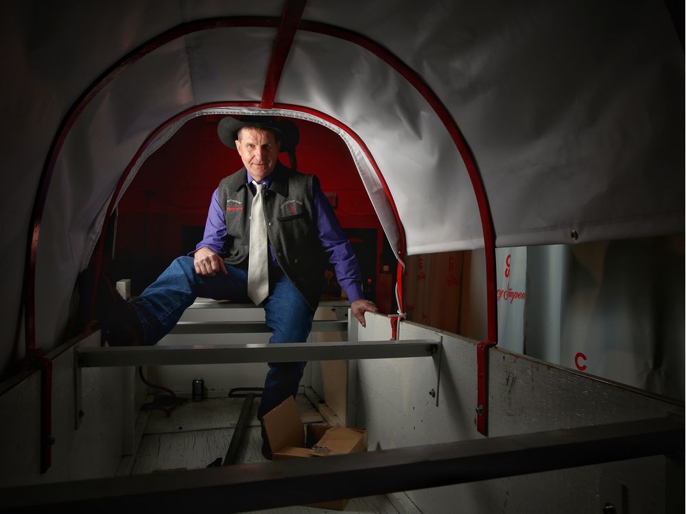 Calgary Stampede chuckwagon tarp auction drives to a wirebeater win