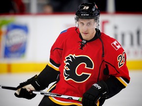 Calgary Flames Michael Stone is returning to the lineup after missing three games with a shoulder injury.